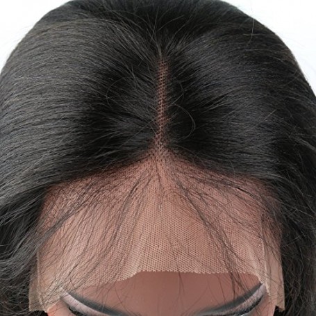 Lace front wig 100% human hair Deep wave avec baby hair Non 