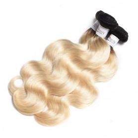 2 Tissage Brésilien Kinky Straight et Closure Try Me 16"  ( 40 cm )