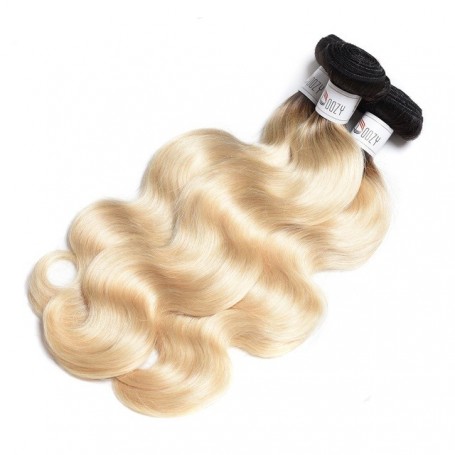 2 Tissage Brésilien Kinky Straight et Closure Try Me 16"  ( 40 cm )